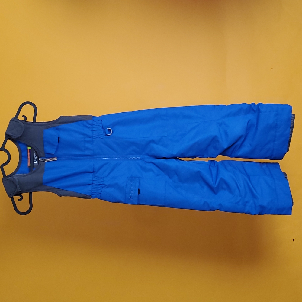 Snow Dragons by Boulder Gear Kids bodysuit bib ski snowboarding winter sz 5 blue